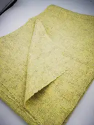 ready to ship mixed light YELLOW 100% wool 520g/m MELTON woolen fabrics for winter coat