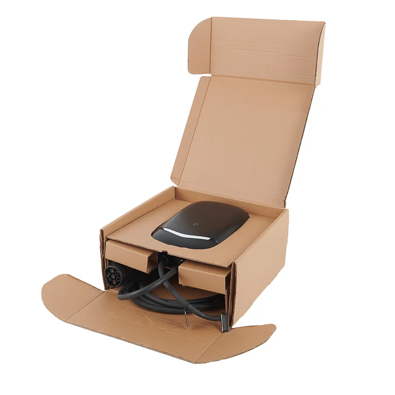 Workersbee Type 2 Type B 32A 7KW Single Phase EV Charging Station AC Portable Wallbox Charger with Bluetooth TPU Cable