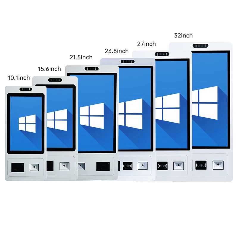 Wall mount 10 15 21 23 27 32 inch wall mount touchez le kiosque digital signage touch screen payment ordering kiosk