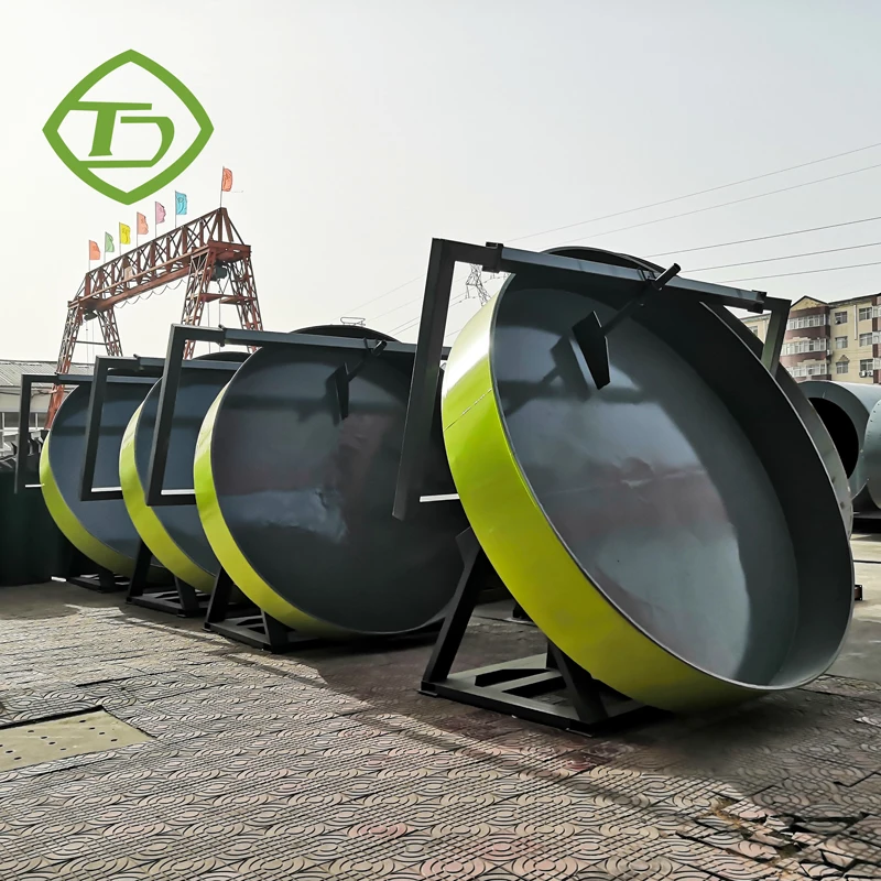 Hot Selling Coal Ash Cow Dung Granular Plate Fertilizer Making Machine Sieve Round Manufacturer Pellet Granulator Cooling