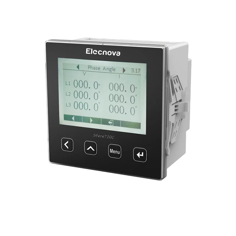 Elecnova Sfere720C LCD display 1st-63rd harmonic RS485 digital 3 phase bi-directional energy meter