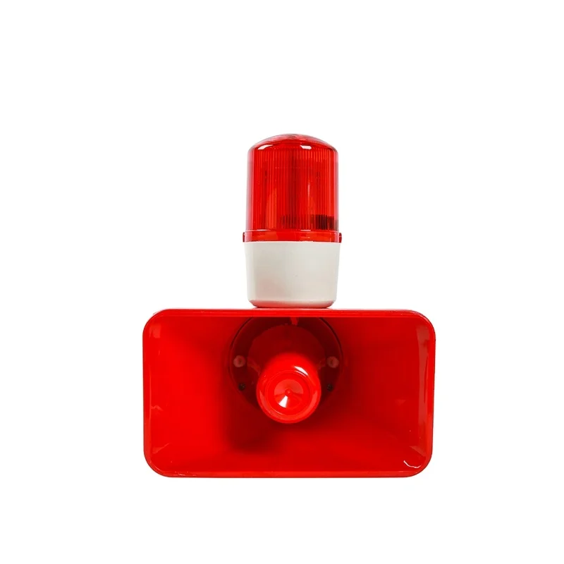 Outdoor 120db Sound Light Alarm Strobe siren Horn Speaker with strobe light