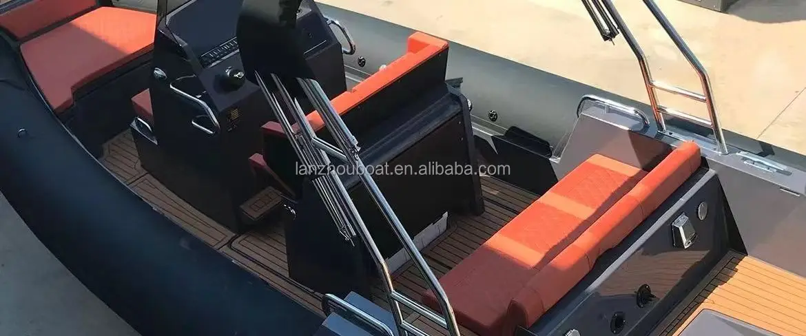 CE 28-футовый жесткий Rhib 860 960 патруль высокоскоростной Спортивный Алюминиевый корпус ребро надувная лодка с Т-образным верхом
