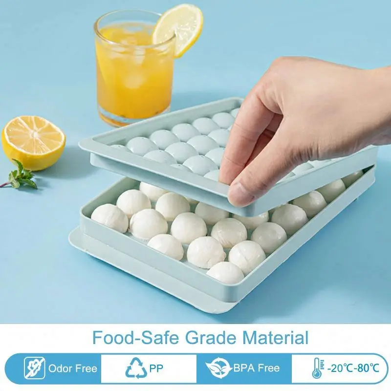 Frozen ice ball mold ice boxlattice ice cube home silicone made press abrasive artifact food grade