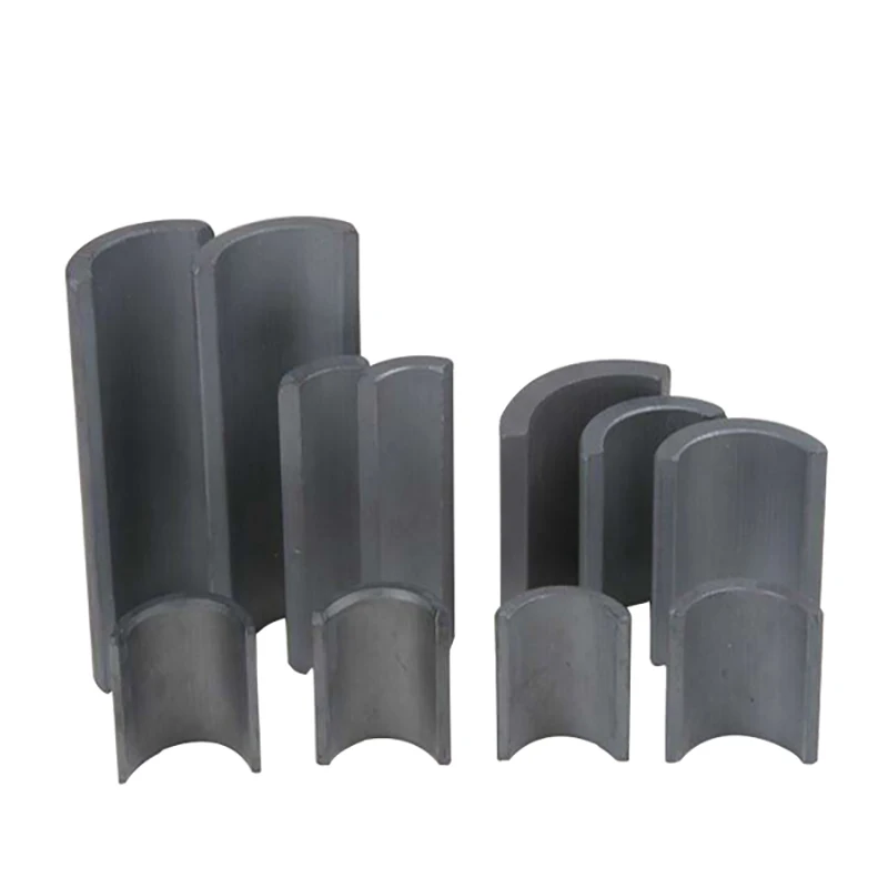 Design Good Price Custom Y40 Y44 Ferrite Arc Magnet For Motor