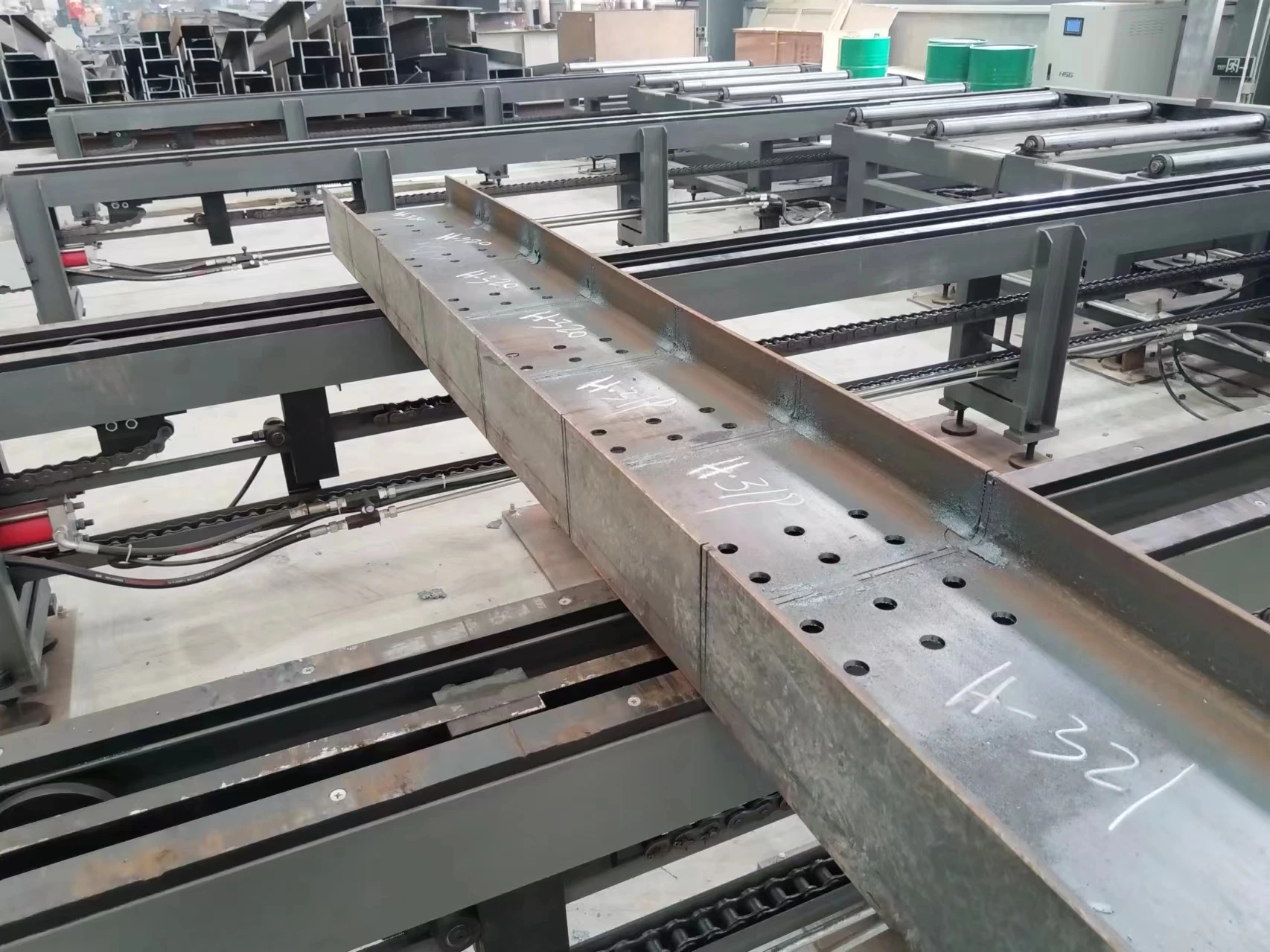 Kasry KR-XHJG-1250 Steel Structure Processing Fiber Steel H Beam Laser Cutting Machine