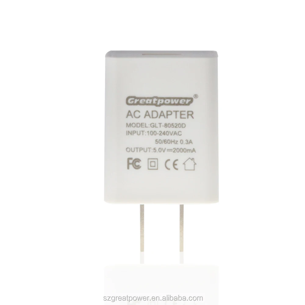 12 W ROHS FCC CE Single usb phone charger 6v 12v 0.1A 0.5A 1A 1.5A 2.1A usb rapid charging cube for phone