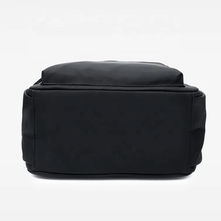 Custom Simple Waterproof Oxford Cloth Student School Bag Casual College Satchel Female Woman Backpack With Anti Theft Pocket