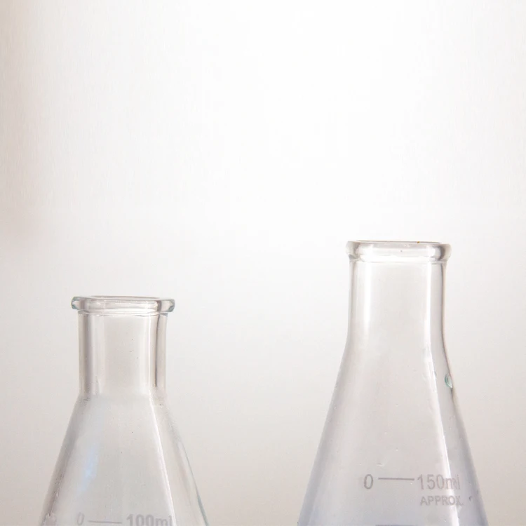 Лаборатория химии боросиликатное стекло коническая колба 1000 мл