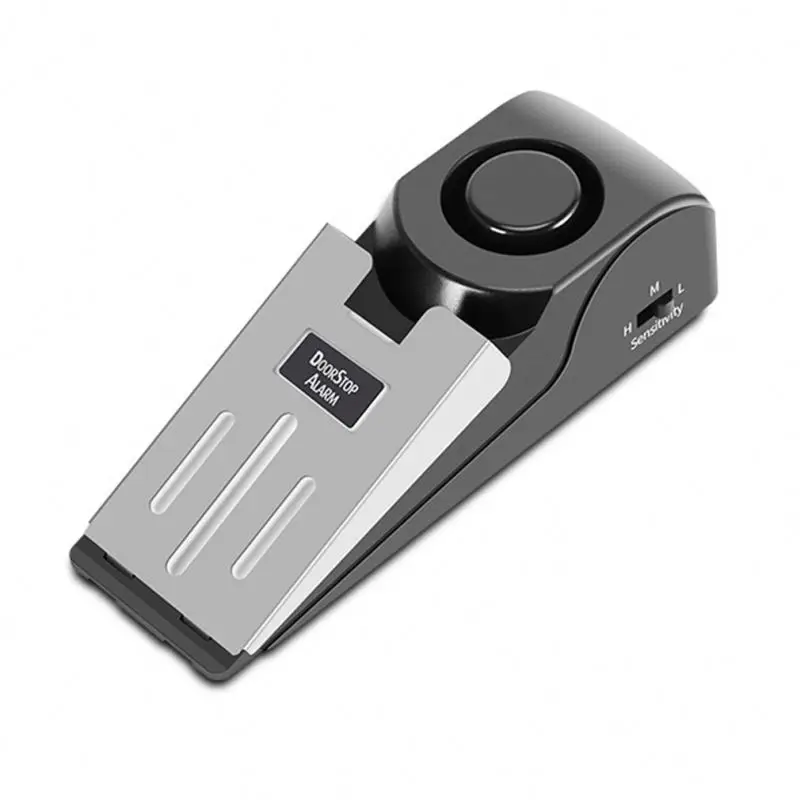 yiwu Smart Door Stopper Anti-theft Alarm Mini Door Alarm Door Block Alarm for Home Shop Safety Protection