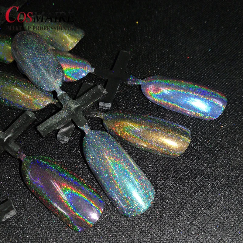 Aurora Holographic Nail Pigment Powder Laser Nail Art Powder