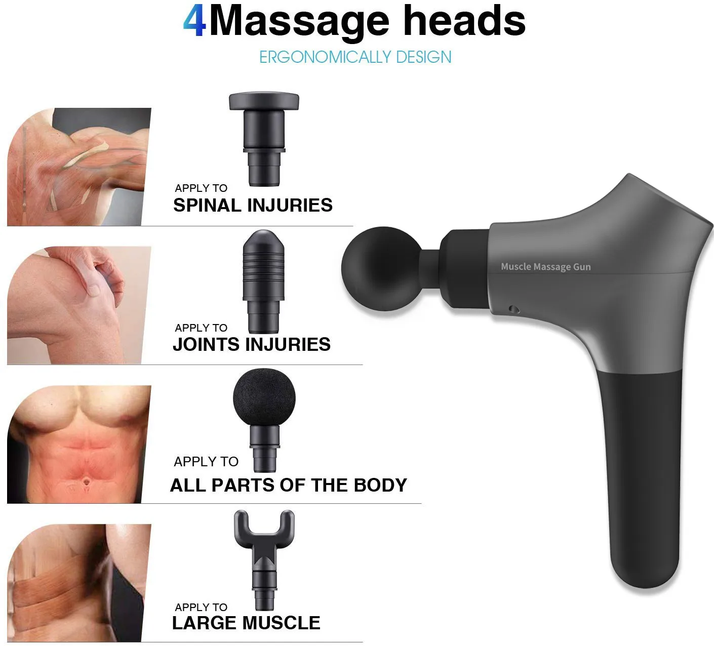 best selling fascia gun professional massage products relaxing muscles massage body whole sale deep tissue massage gun