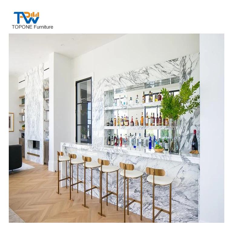 Contemporary Bar Designs Whisky and Cigar Bar Interior Decor Commercial Bar Counter for sale