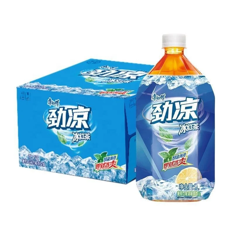 Master Kong Power Cool Iced Tea 1L*12 bottles full case Mint flavoured flavoured tea drink summer cooler drink