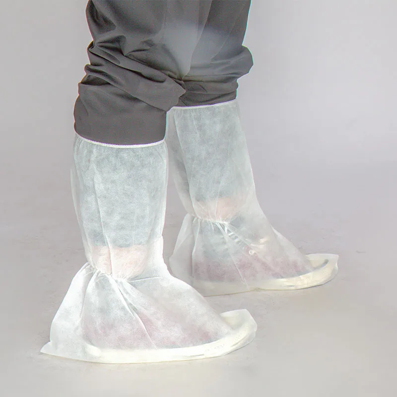 Cheap Wholesale Price Disposable Boot Cover PPE White Nonwoven Dust Proof Isolation Protective