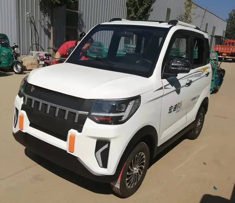 Hot Selling Hongdi New 4 Seats Small Automobile Low Price Super Chinese  Mini Electric Car With CE