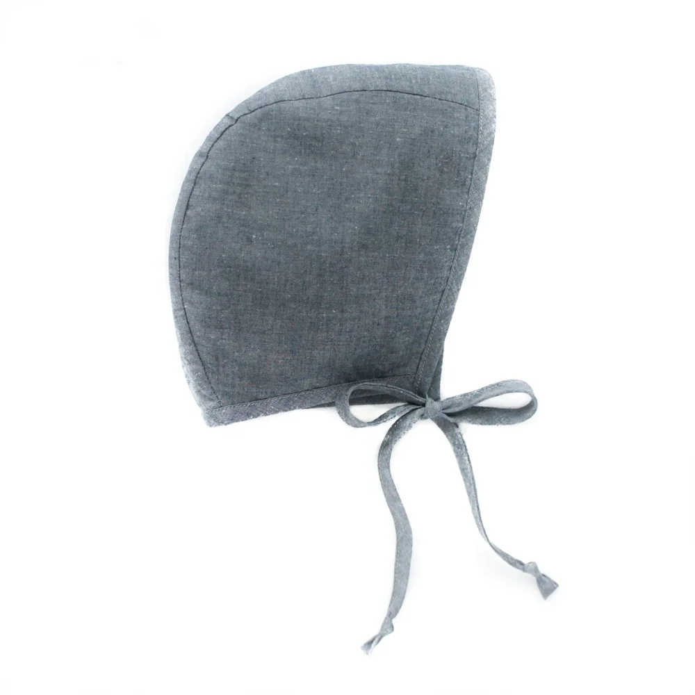 Vintage Retro Cap Newborn Floral Dual Side Linen Reversible Fall Collection Pilot Bonnets Baby Cotton Bonnet Hat