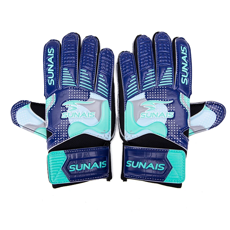 Wholesale Factory training Football Goalkeeper Gloves Comfortable Personality EVA Mesh Sponge Comfortable Professional Gloves