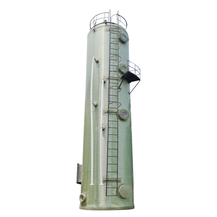 
High efficiency FRP desulfurization scrubber gas removal FRP absorption tower 