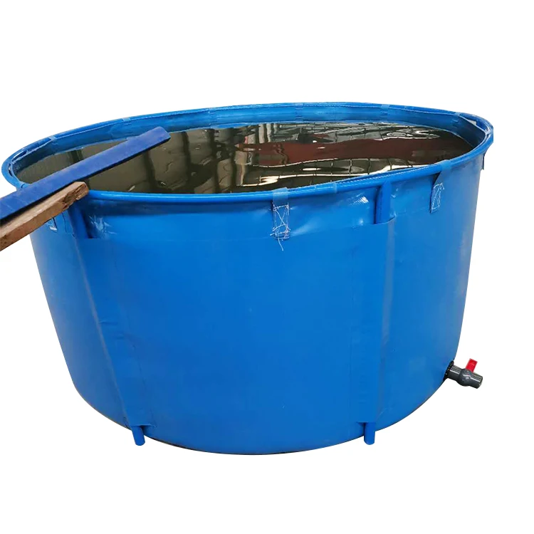 2022 оптовая продажа, недорогие маленькие пластиковые полипропиленовые складные круглые резервуары для рыбного хозяйства объемом 100 литра