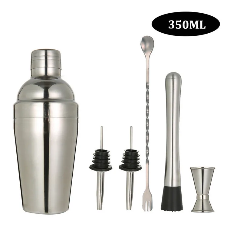 China Supplier High Quality 6pcs Cocktail Shaker Bar set/Luxury Bar Set