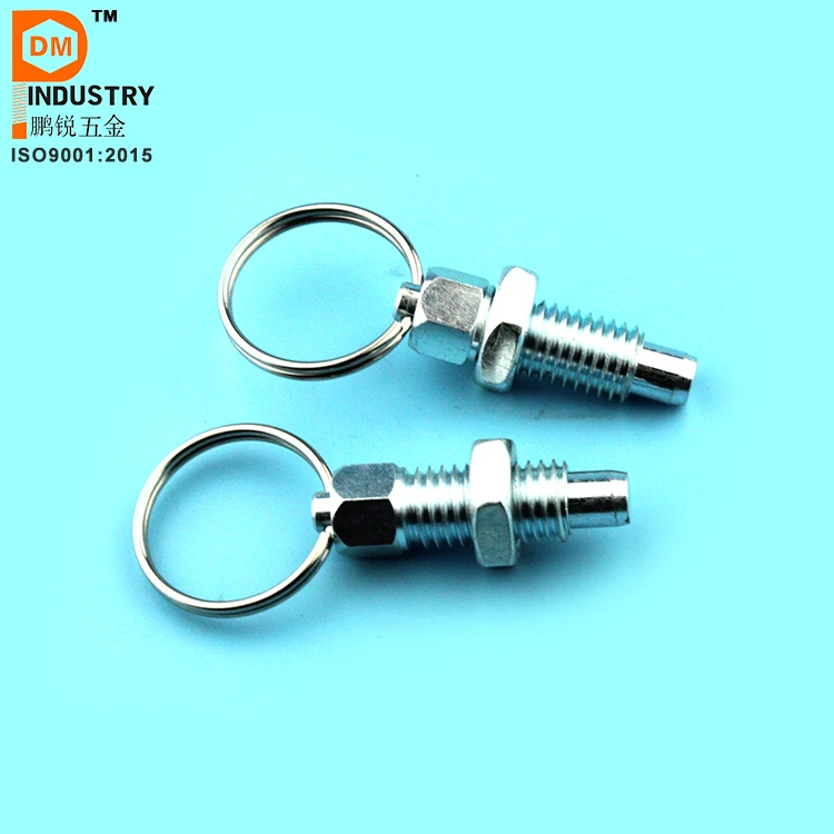 Din Pull Ring Retractable Plungers M2 & M16 Nylon Anti-Loose Screw Nylok Patching