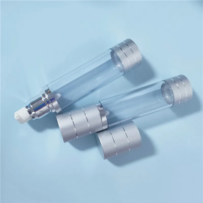 150 Ml Bule Lotion 100 Pump Serum Amber Airless Bottle 100ml Aluminum