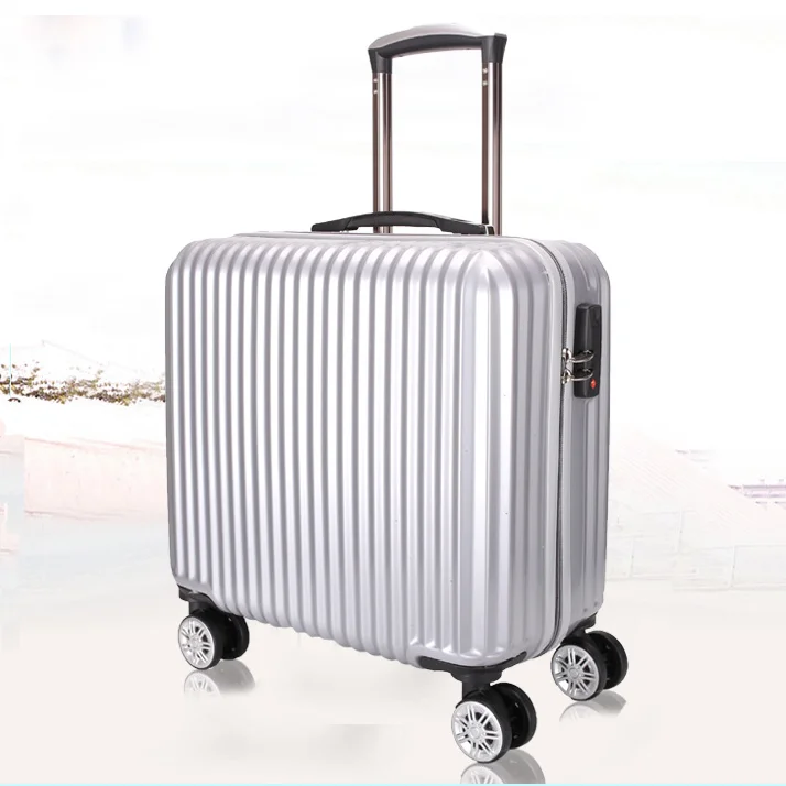 Оптовая продажа, миниатюрный чемодан для легкой поездки, чемодан на колесиках, сумка для багажа