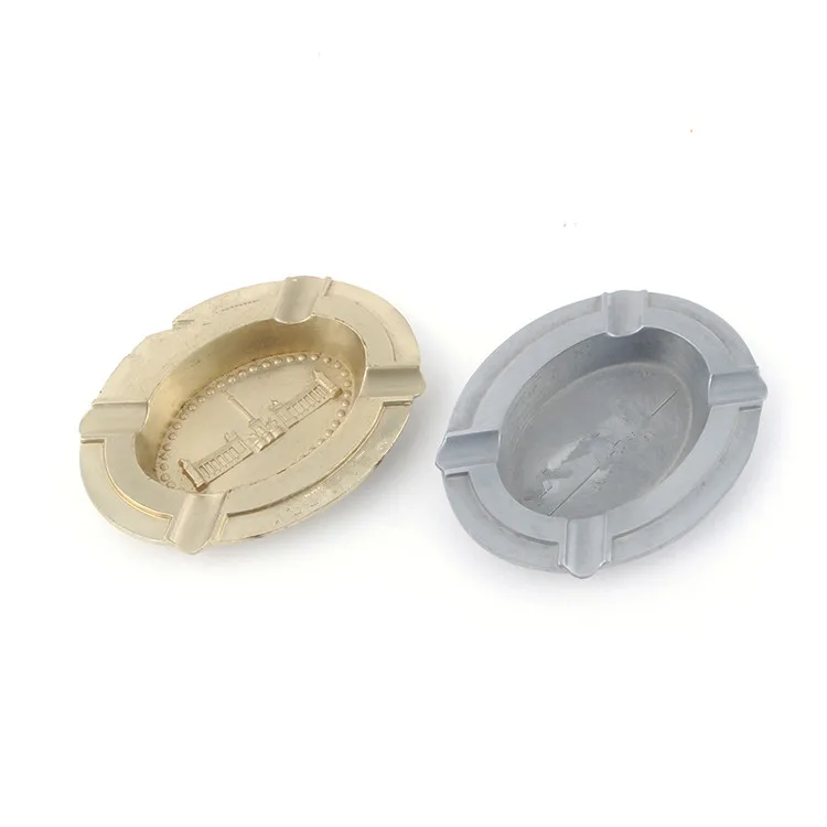 JL-169S Customized Top Rated Product Fashion Cute Pocket Odorless Mini Round Metaly Ashtray