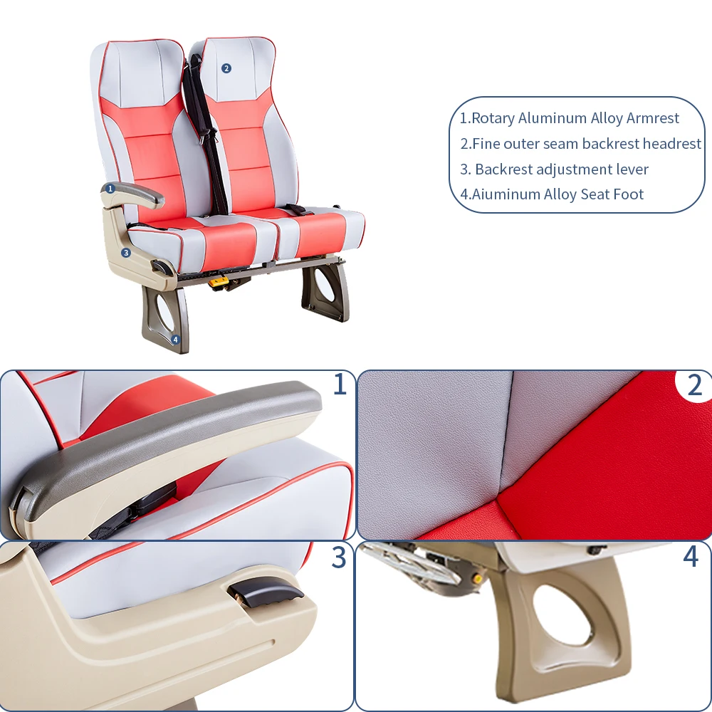 Well Designed car single seat for vw bus, folding seat for bus with seat belt