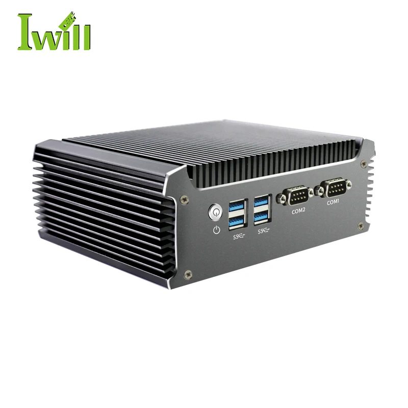 Тонкий клиент безвентиляторный мини-ПК Intel Core i5-5200U Dual core dual ethernet процессор Мини промышленный