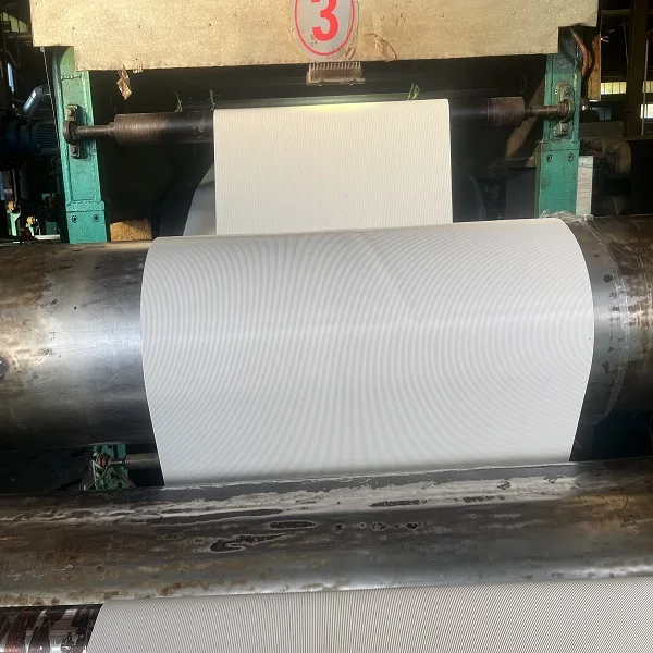 White FKM Rubber Sheet Fine Ribbed Oil and High Temperature Resistant