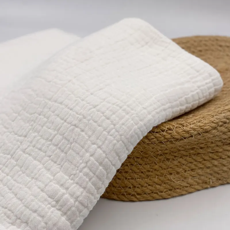 wholesale oekotex custom multi 100% cotton muslin 6 layer gauze fabric for baby