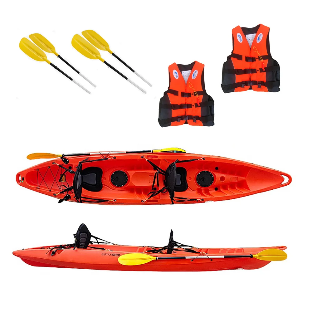 Rotomolded Portable aluminum Kayak Canoe Cart Cheap used kayaks for 3 person