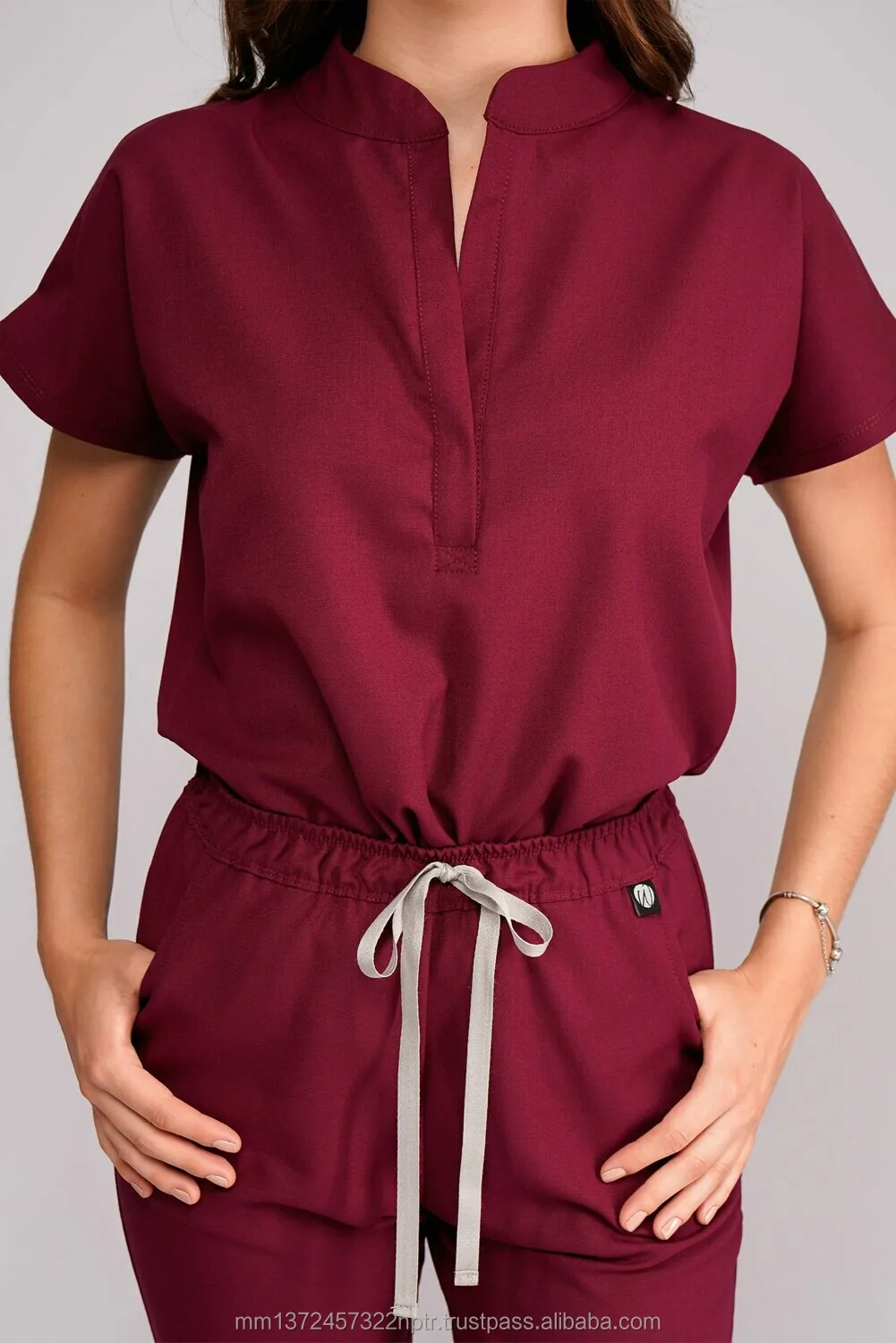 Fashionable Hospital Uniformes Scrub Medico Spandex Stretch Breathable Women Sets Medical Nursing Scrubs Uniforms Wholesale