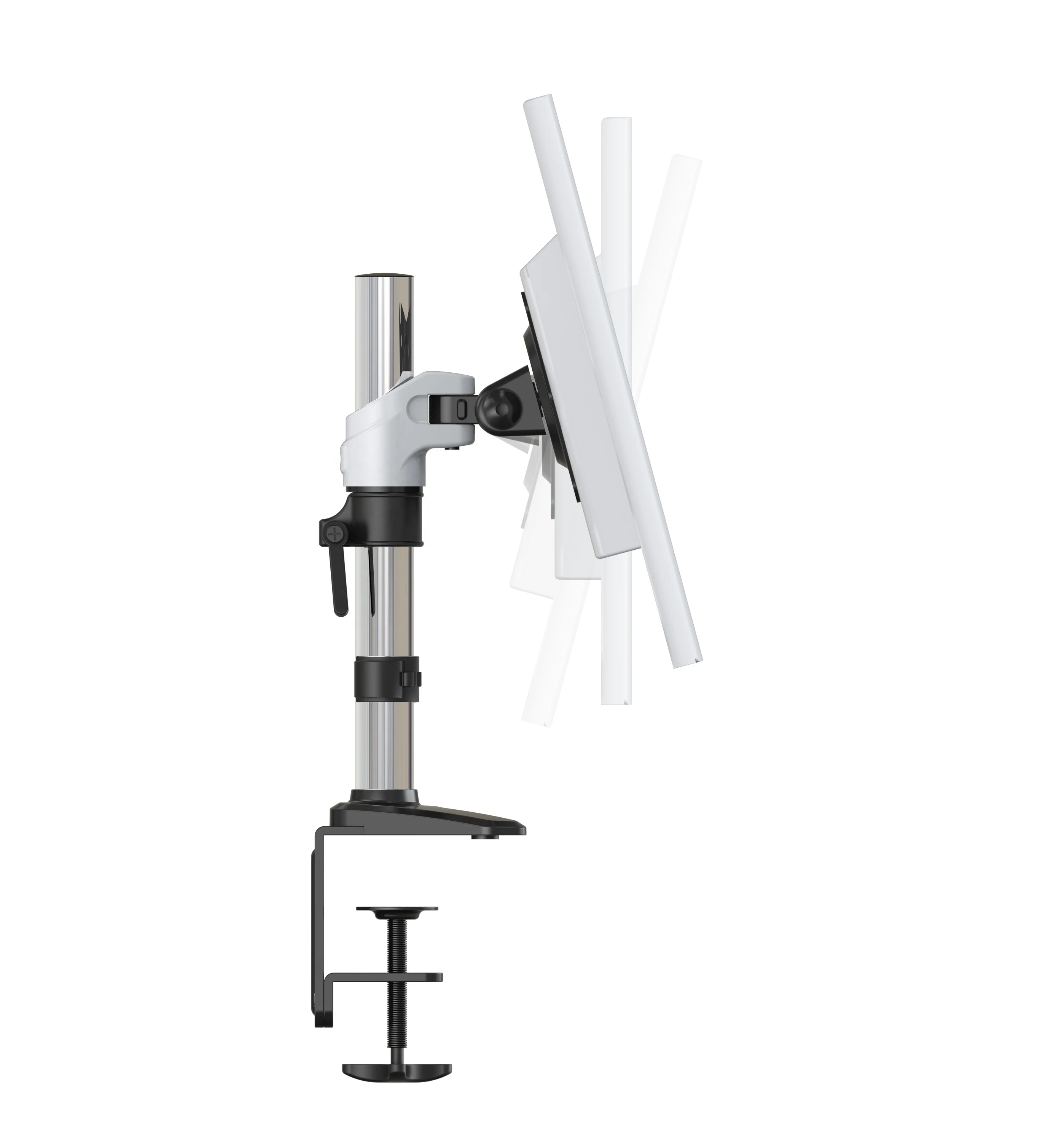 V-mounts Fully Adjustable Single Monitor  Desk Mount Stand for Screen up to 32 Inches