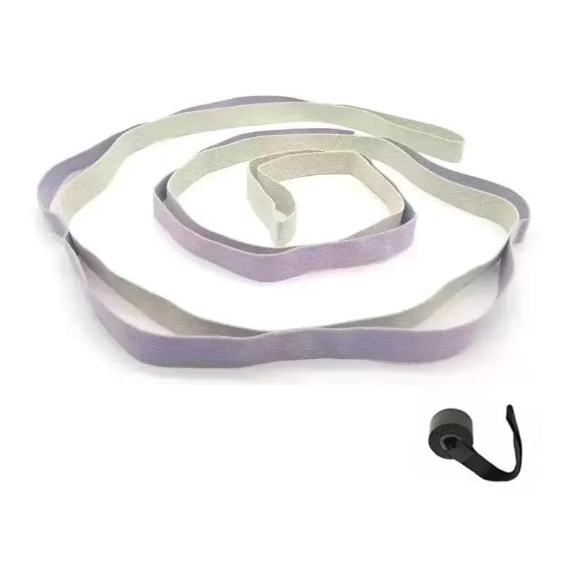 YIWU High Quality Adjustable Auxiliary Yoga Stretch Belt Chrysanthemum Rope Extender Strap Gymnastics Band for Exercise