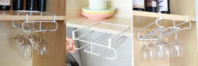 Hot Sale Dish Racking Wine Glass Mental Out Drying  Glass Holder Wine Glass Rack