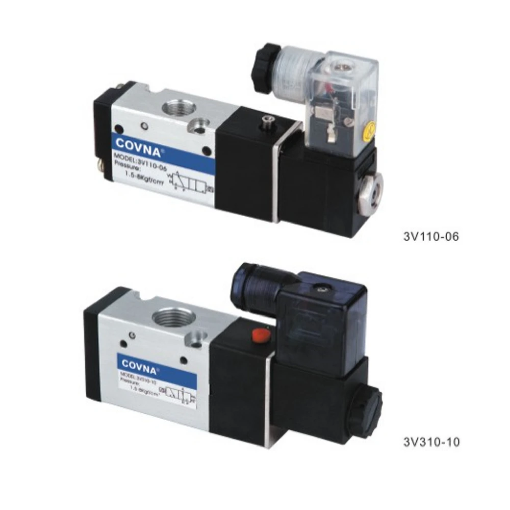 COVNA 1/4 inch 3V310-08 3 Way 2 Position Air Solenoid Valve 12V