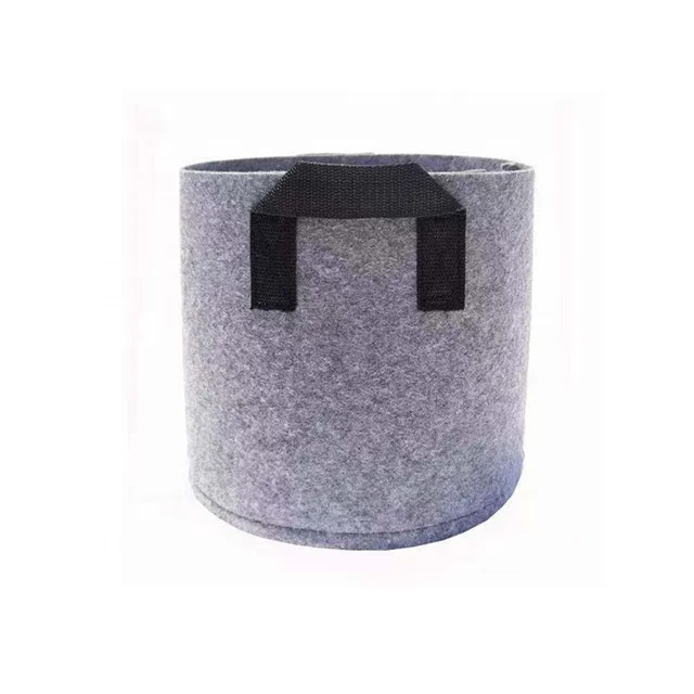 Factory wholesale durable black grow bags for plant with drain holes