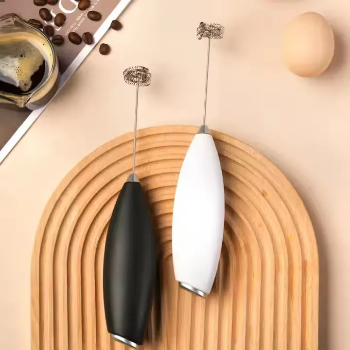 High Speed Electric Milk frother Stainless Power Handheld Coffee Frother Home Wireless Baking Milk Coffee Frother Electric Mixer