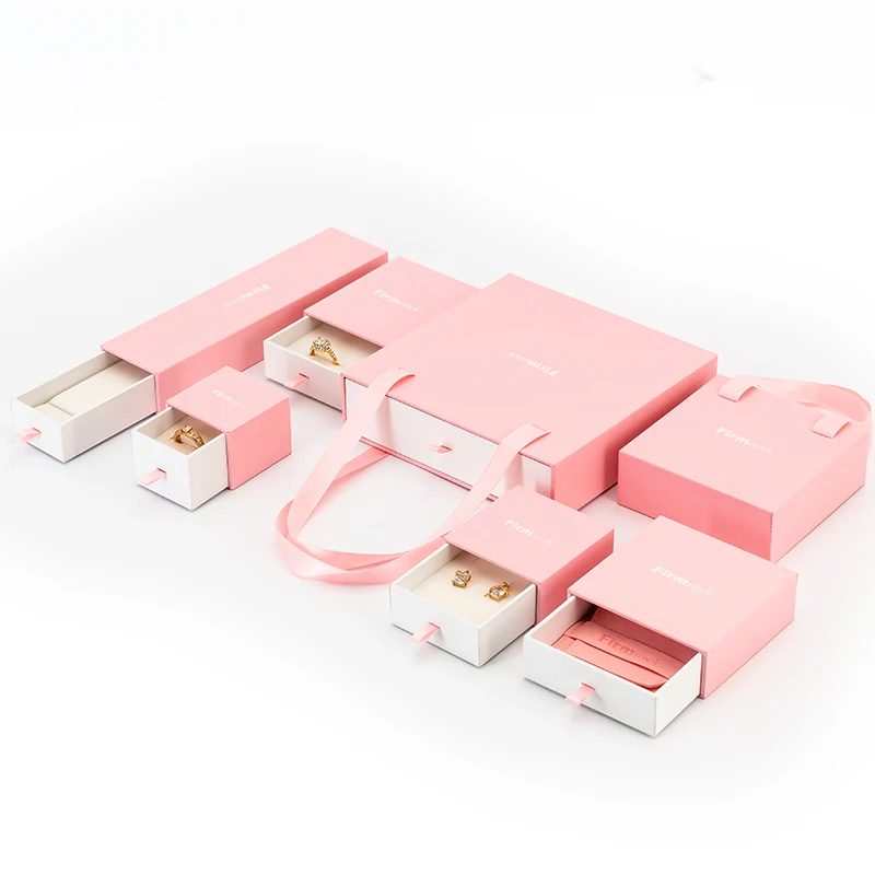 boite a bijoux paper box pendant jewellery custom logo printed jewelry boxes emballage personnalis pour et prsentoir de