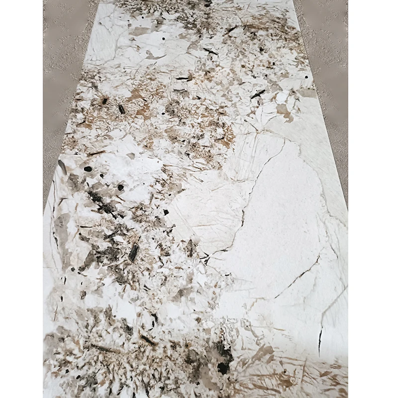 New Design High Glossy UV panel Uv Board Waterproof 3D Marble PVC Sheet Living Room Decoration Marble UV Panel Wall Panel