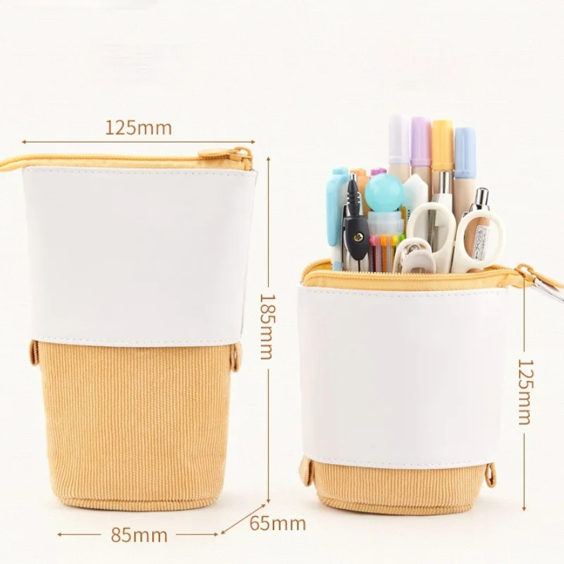 Оригинальный выдвижной пенал, кавайный пенал, канцелярский держатель для ручек