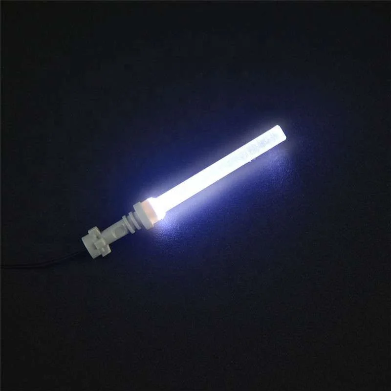 LED Lightsaber USB light up leguoguo space wars minifigs anime building block sets military Sword guns and weapons army