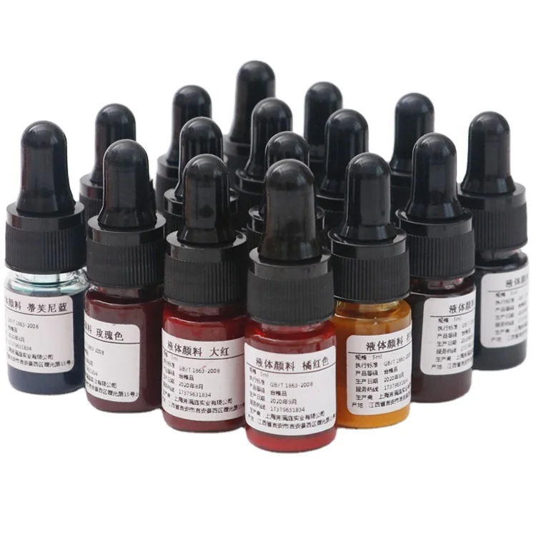 Liquid Candle Dye for Candle Making -16 Colors Non-Toxic Candle Color Dye