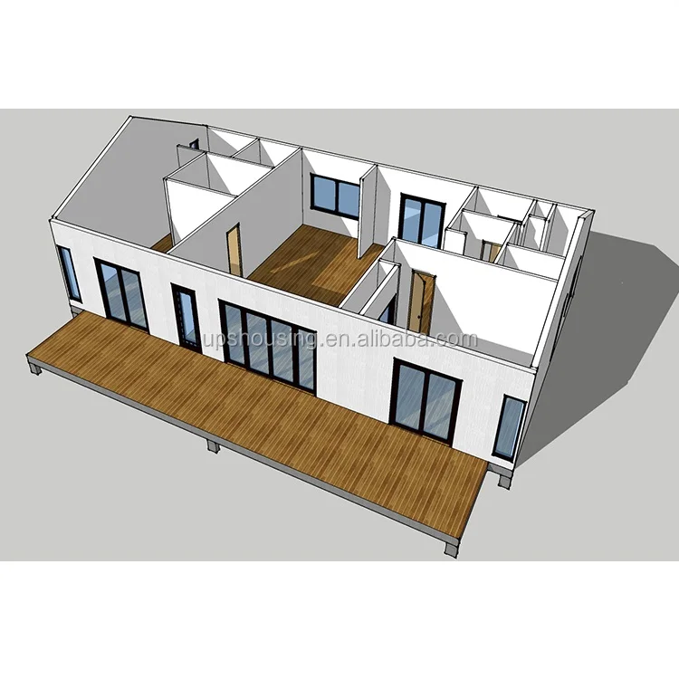 2024 new tech building project quick build hospital modular building 3d architect design