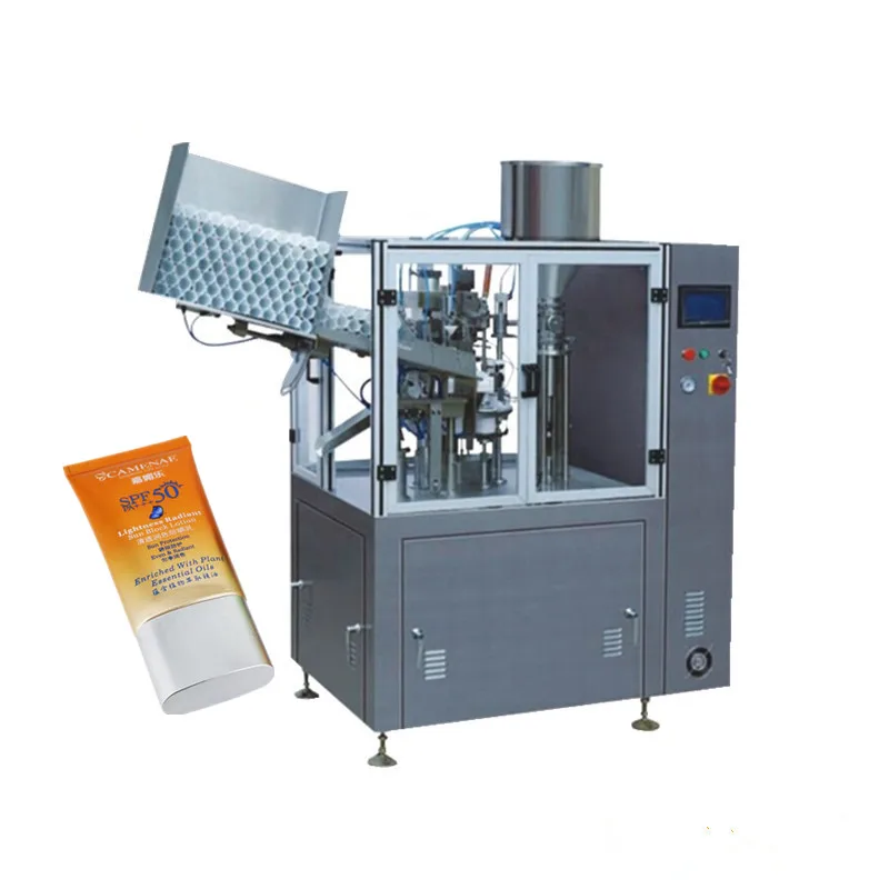 Factory price shoe shave cream paste polish desktop soft tube sealing machine seal glue tube fill machine