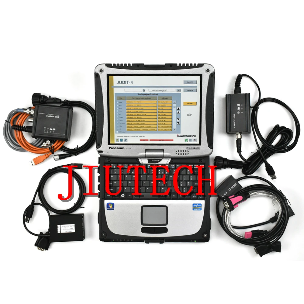 Forklift Diagnostic tool for Jungheinrich Judit Incado Box Diagnostic Kit JUDIT 4 for Linde canbox Still canbox heavy duty truck