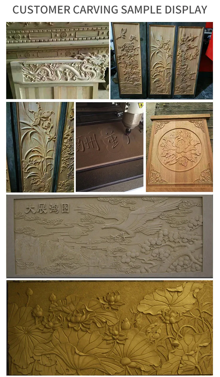 China 1325 wood cnc router 1325 Wood Door Engraving CNC Machine Furniture Wood working CNC Router with Rotary Device